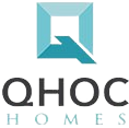 A logo of qhoc homes